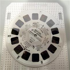 VINTAGE TALKING VIEW MASTER MASTERS OF THE UNIVERSE HE MAN 3-D CARTRIDGE ALBUM -